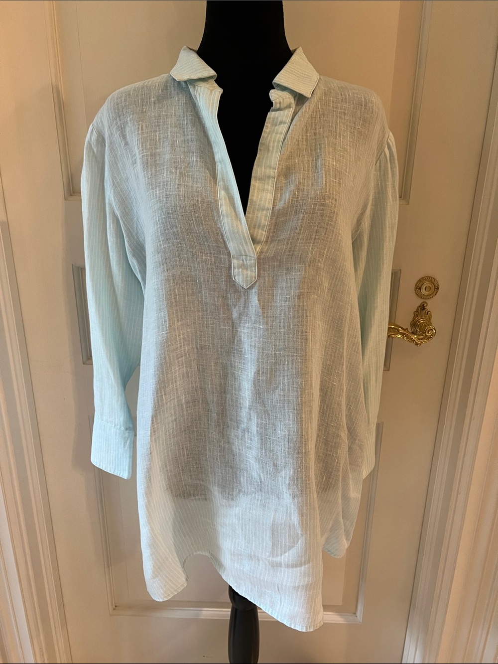 Vineyard Vines Light Blue Women's Tunic Pullover